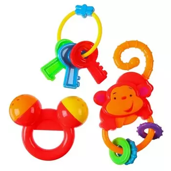 Погремушка «Африка», от 3 мес., 3 шт.