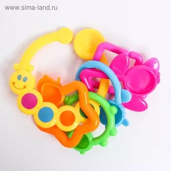 Погремушка «Гусеница - цепочка», Крошка Я