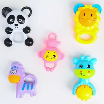 Набор погремушек Крошка Я «Игрушки малыша», от 3 мес., 5 шт.