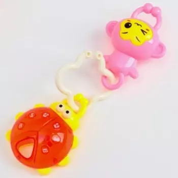 Набор погремушек «Цепочка», 7 игрушек, Крошка Я