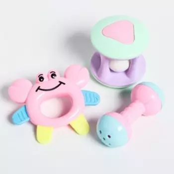 Набор погремушек «Карусельки», 7 шт, Крошка Я