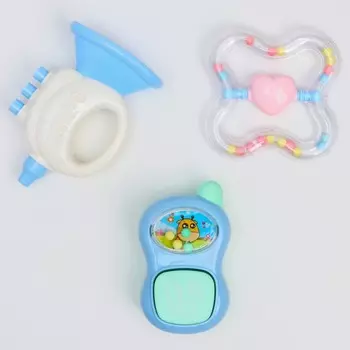 Набор погремушек «Нежный малыш 2», 3 предмета