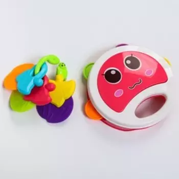 Набор погремушек «Радость малыша», с эластичными деталями, 5 шт, цвет МИКС