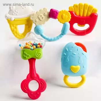 Погремушки «Сладости», 5 шт.