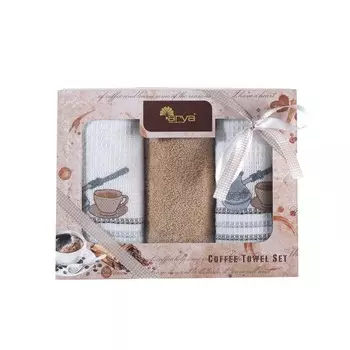 Набор полотенец Aegean, размер 40х60 см, цвет зелёный, 3 шт