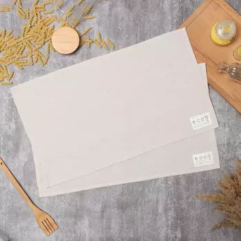 Набор кухонных полотенец «Доляна» My magic kitchen, 3560±2 см - 2 шт., рогожка, хлопок 160 г/м