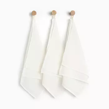 Набор полотенец «Этель» Base, 4067 см, 3 шт., 47% хлопок, 53% лён