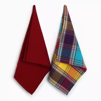 Набор полотенец «Этель» Happy Home, 3863 см - 2 шт., хлопок 100%