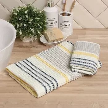 Набор полотенец LoveLife "Waffle" (2шт:70х140 см, 33х74 см) Вид 1,100% хлопок, 280 гр/м2