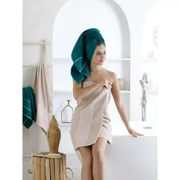 Набор полотенец махровых Magnolia, размер 50х80 см-2 шт, 70х130 см-2 шт, мультиколор