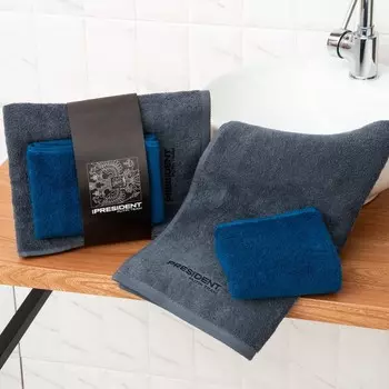 Набор полотенец Putin team (50*90 см, 30*60 см) Вид 2, 100% хл, 420 г/м2