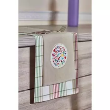 Набор полотенец, размер 40 × 60 см - 2 шт, зелёный