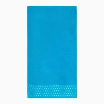 Набор полотенец в коробке Мозайки, размер 50х90+70х130 см, цвет бирюзовый, махра, 450 г/м, 100% хлопок