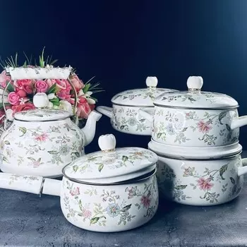 Набор посуды Lenardi Magnolia, 10 предметов