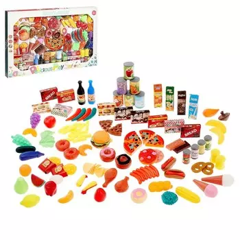 Игровой набор продуктов «Гурман», 120 предметов