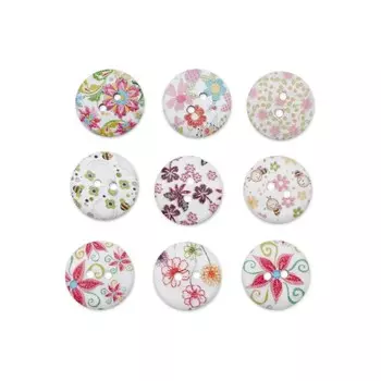 Набор пуговиц «Яркий микс» №2, 18 мм, 100 шт