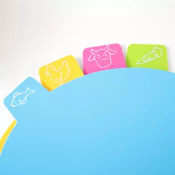 Набор разделочных противоскользящих досок «Восход», 4 шт