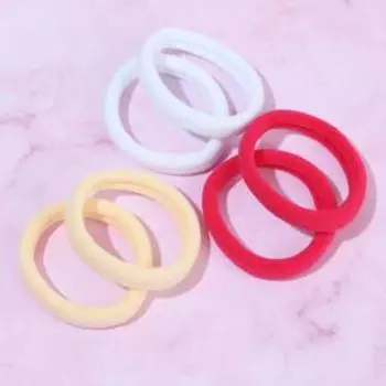 Набор резинок для волос «Тому,кто Хорошо себя вел», d= 3,5 см, 6 шт.