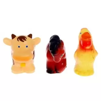 Набор резиновых игрушек «Деревенские животные»