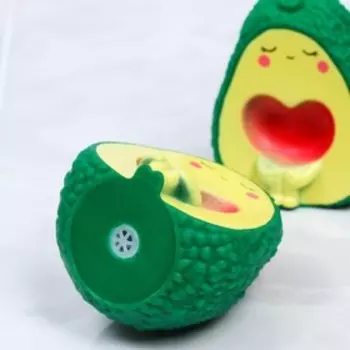 Набор резиновых игрушек для ванны «Авокадики», 6,5 см, 2 шт, Крошка Я