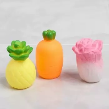 Резиновые игрушки для ванны Крошка Я «Овощи», с пищалкой, в наборе 9 шт