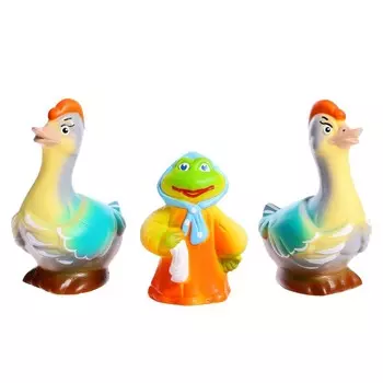 Набор резиновых игрушек «Лягушка-Путешественница»