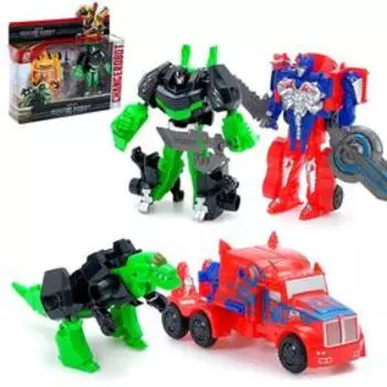 Набор роботов «Автоботы», трансформируется, 2 штуки, МИКС