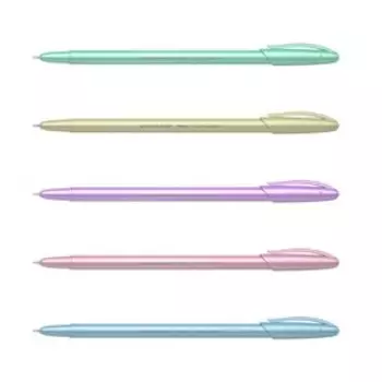 Набор ручек шариковых ErichKrause Neo Pastel pearl, узел 0.7 мм, чернила синие, длина линии письма 1000 метров, 4 штуки, МИКС