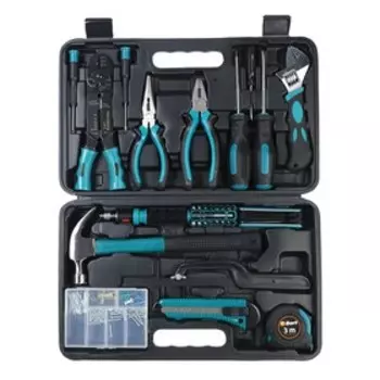 Набор ручного инструмента Bort BTK-160, сталь CrV, 160 предметов в чемодане