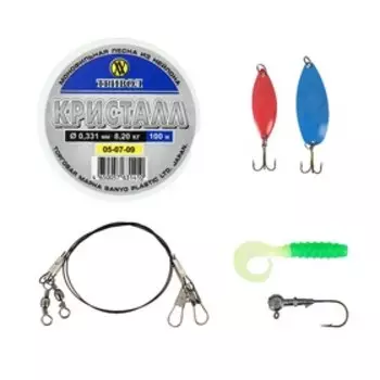 Набор рыболовный летний "Спиннингист", 6 предметов