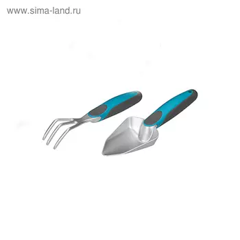 Набор садового инструмента, 2 предмета: совок посадочный, рыхлитель