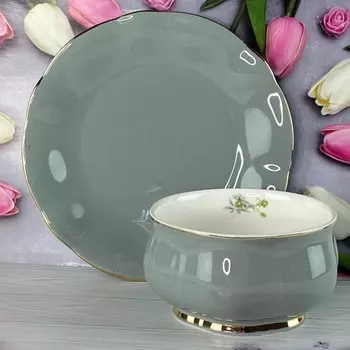 Набор салатников и тарелок Lenardi Multicolor, 12 шт