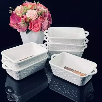 Набор салатников Lenardi, длина 16 см, 6 шт