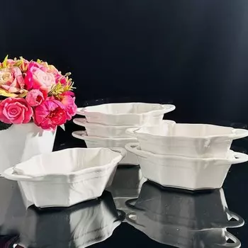 Набор салатников Lenardi, овальный, длина 17.5 см, 6 шт