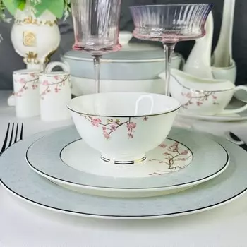 Набор салатников Lenardi «Сакура», костяной фарфор, d=11.5 см, 6 шт