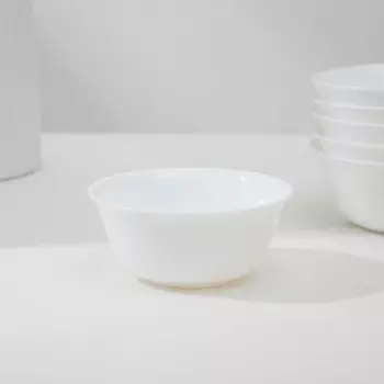 Салатники Luminarc EVERYDAY, 330 мл, d=12 см, набор 6 шт., стеклокерамика, белые