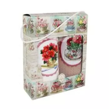 Набор салфеток «Цветы», 2 шт