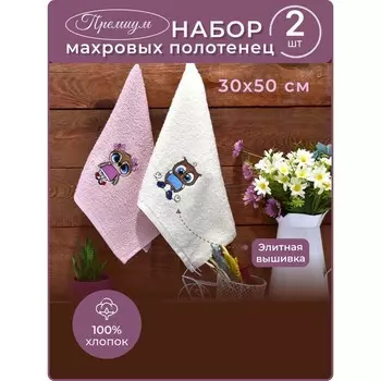 Набор салфеток Diva Afrodita «Сова», размер 30х50 см, 2 шт