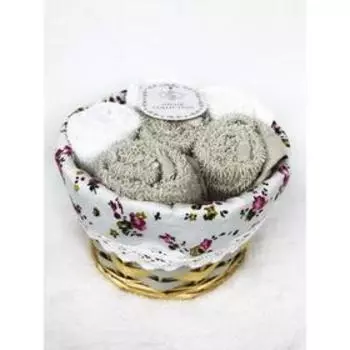 Набор салфеток «Евита», размер 30х30 см - 6 шт, цвет капучино