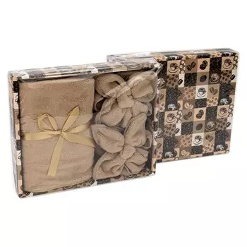Набор салфеток «Кофе», размер 35x75 см, 30x30 см - 2 шт