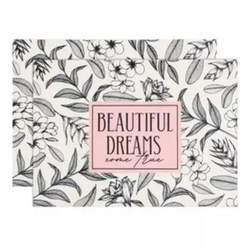 Набор салфеток на стол 2 шт. "Beautiful dreams" 40*29 см