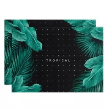 Набор салфеток на стол 2 шт. "Tropical" 40*29 см