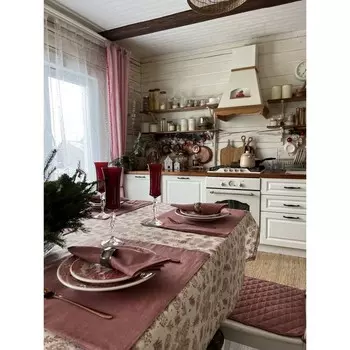 Набор салфеток сервировочных Brown, размер 40х40 см. - 2 шт, цвет коричневый