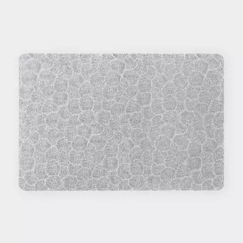 Салфетки сервировочные на стол Доляна «Фейерверк», 4 шт., 3045 см, серебряные