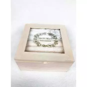 Набор салфеток «Тина», размер 30х30 см - 6 шт, цвет персиковый