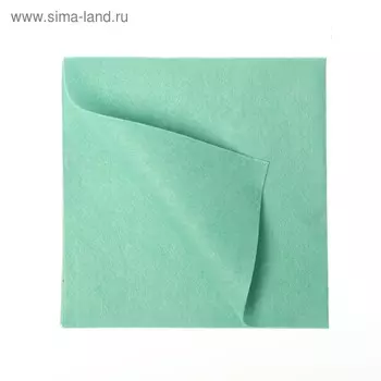 Набор салфеток универсальных 38x40 см, вискоза, 140 гр/м, 5 шт, зелёная