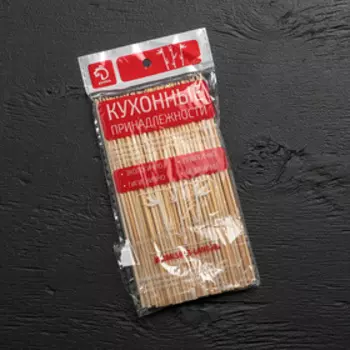 Набор шампуров Доляна, 15 см, d=3 мм, 85-90 шт., бамбук