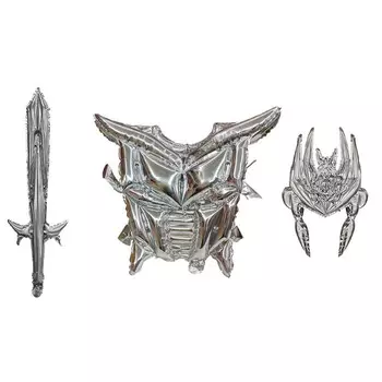 Воздушные шары фольгированные, костюм «Рыцарь»: шлем, жилет, меч