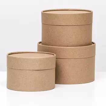 Набор шляпных коробок 3 в 1, крафт, 1610.149.138.5 см