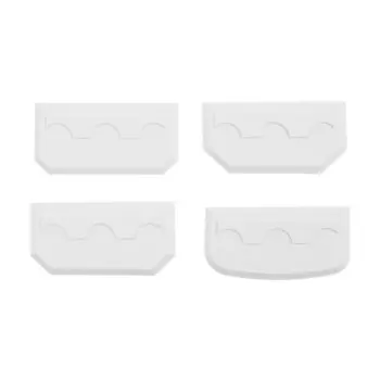 Набор шпателей для формовки и затирки швов, белый, 4 штуки